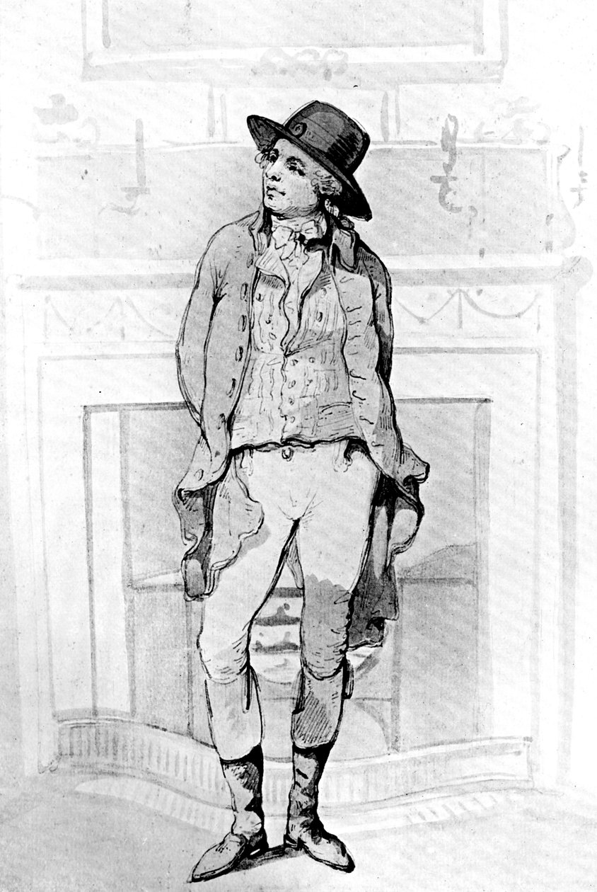 George Morland, 1786. de Thomas Rowlandson
