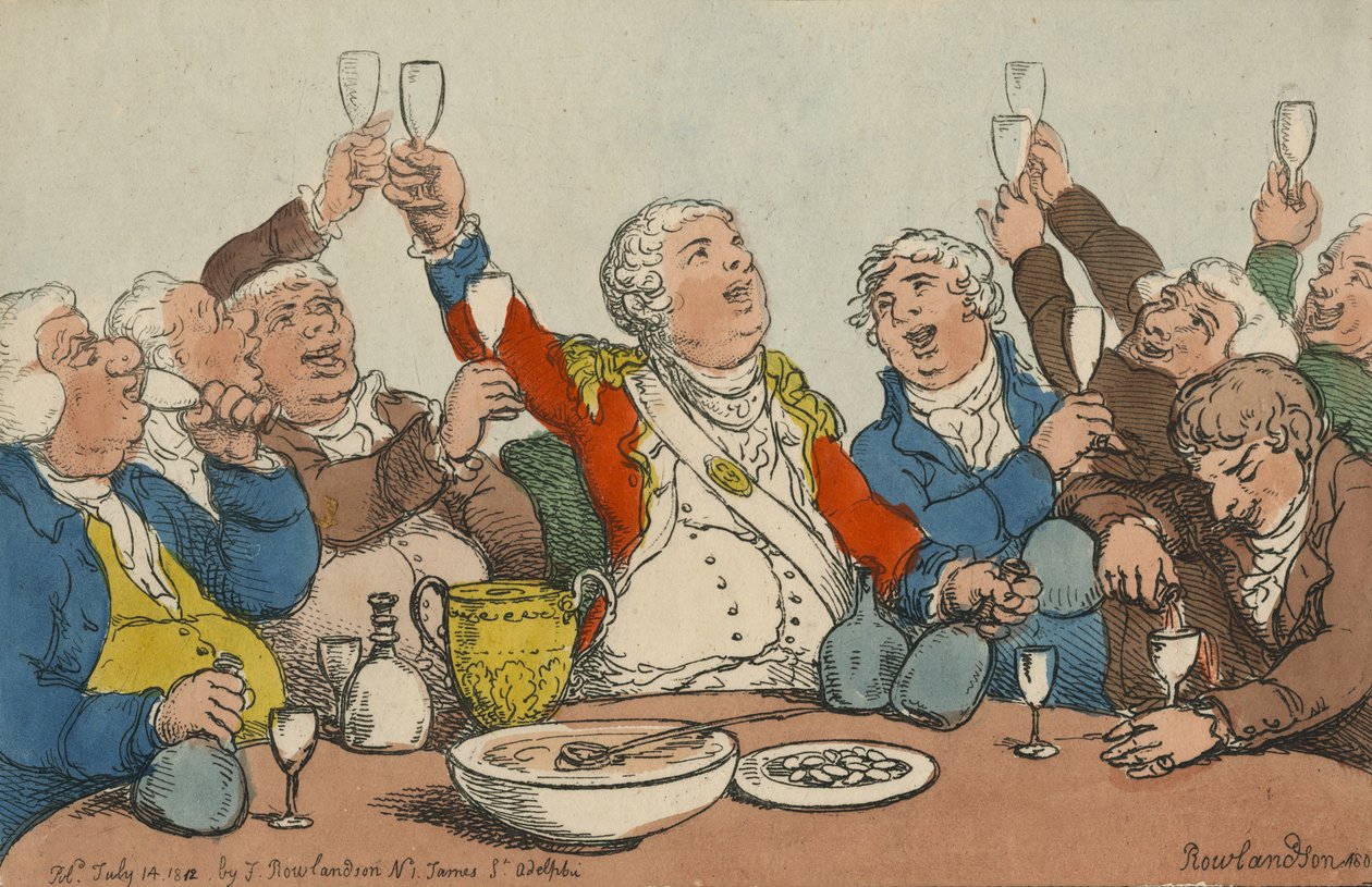 Vermes brilhantes de Thomas Rowlandson