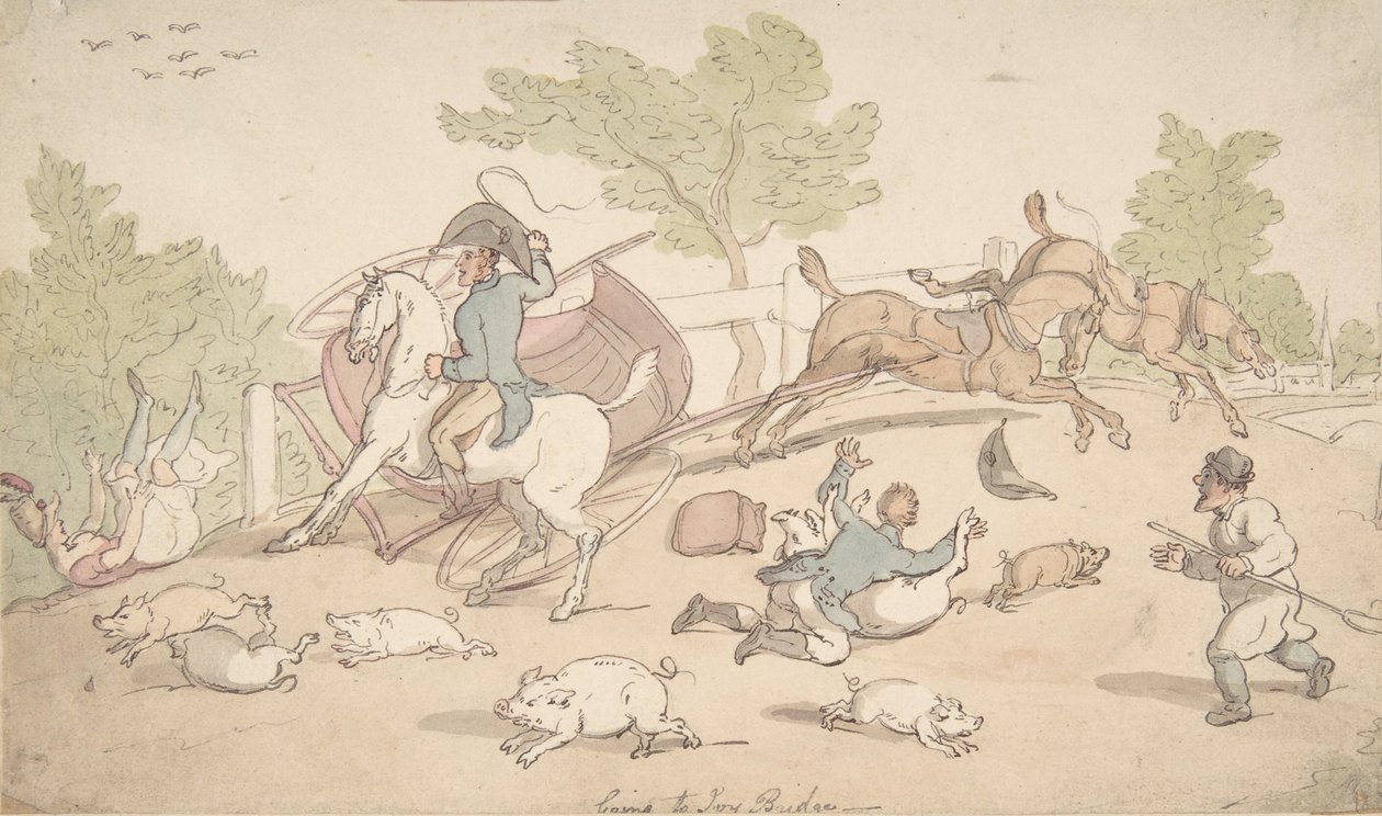 Indo para Ivy Bridge, 1780-1827. de Thomas Rowlandson