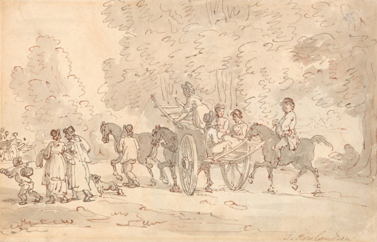 Ir ao mercado de Thomas Rowlandson