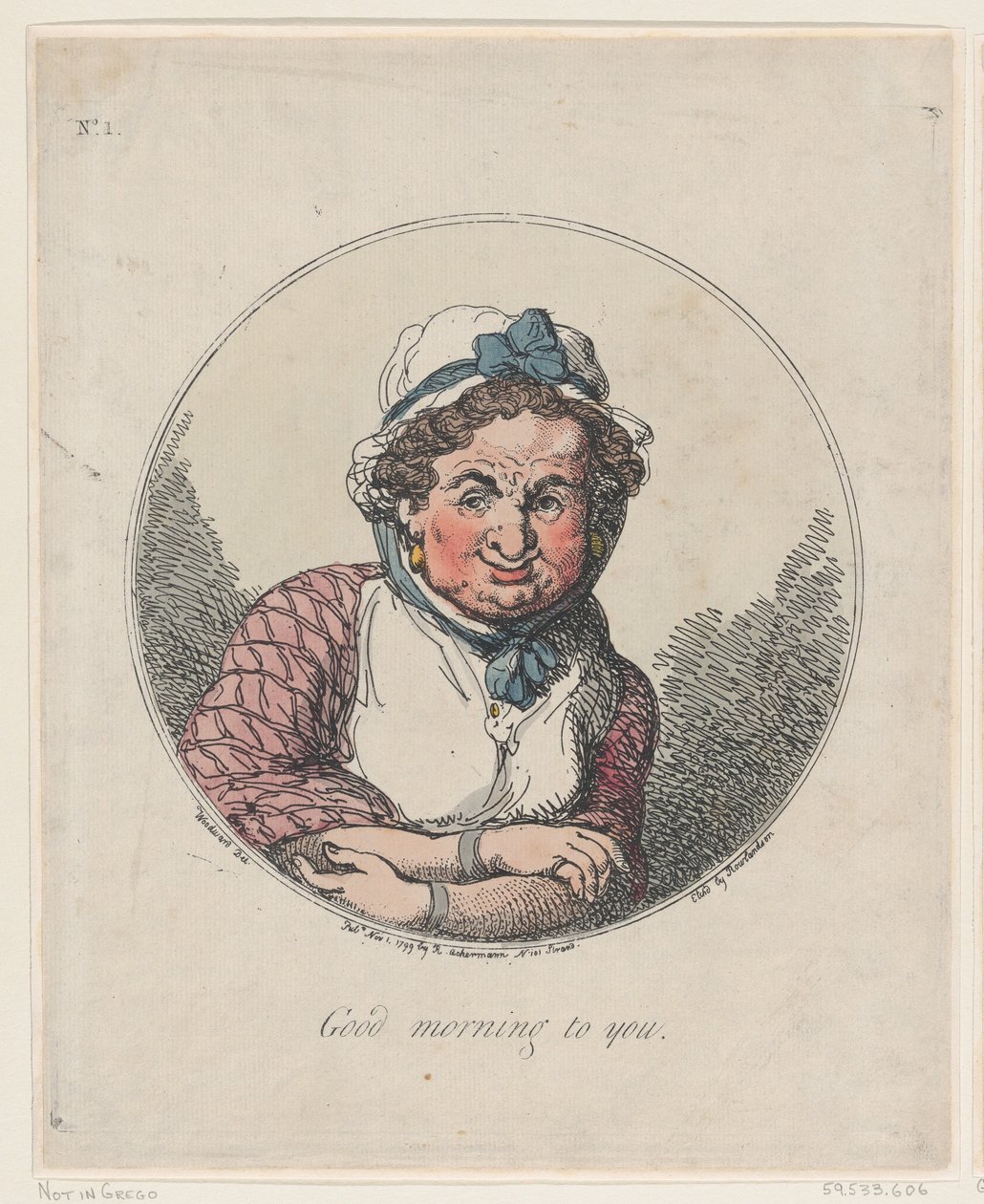 Bom dia para você, 1º de novembro de 1799., 1º de novembro de 1799. de Thomas Rowlandson