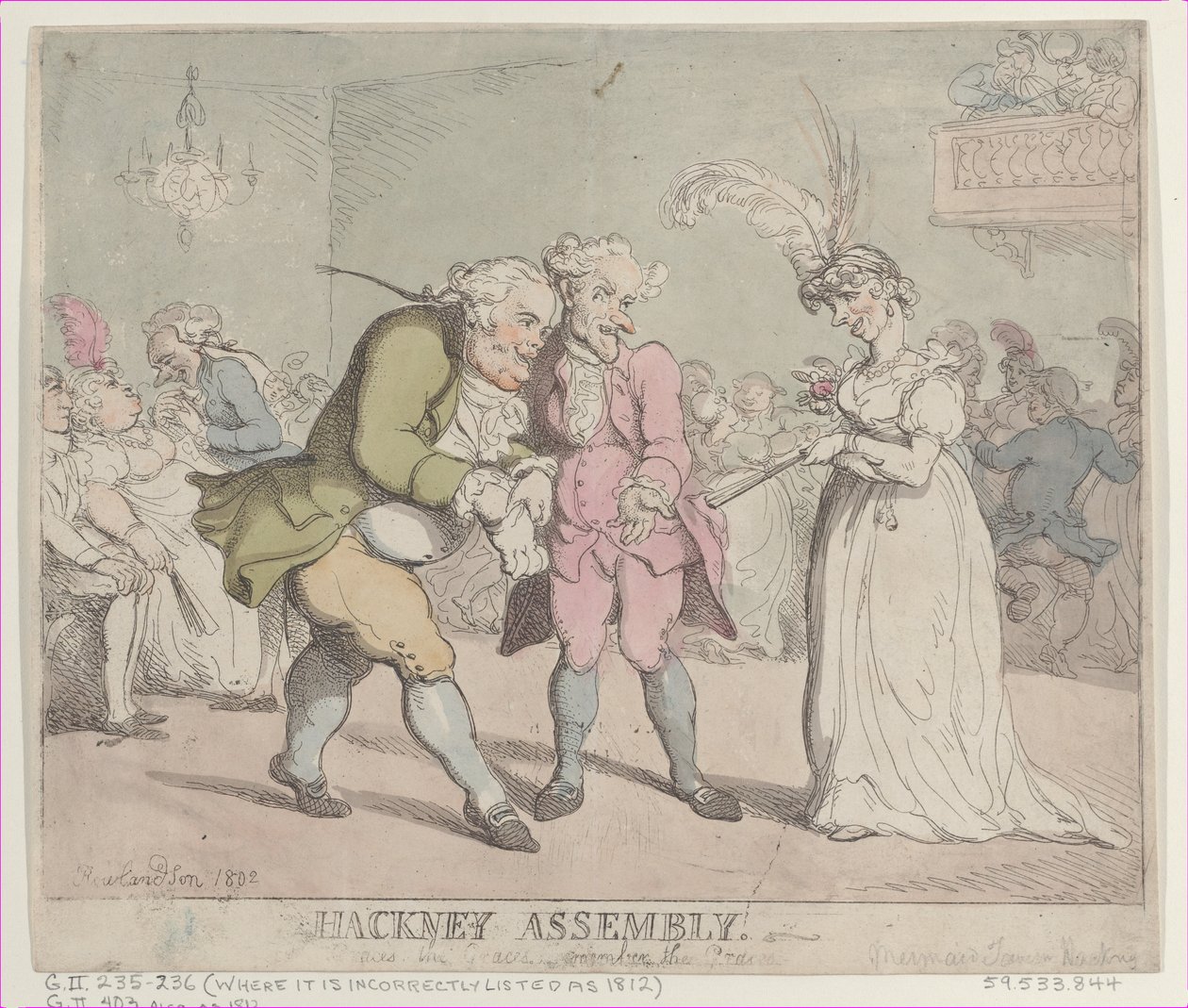 Assembléia de Hackney, 1802., 1802. de Thomas Rowlandson