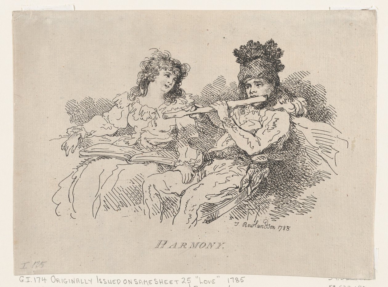 Harmonia, 12 de agosto de 1785., 12 de agosto de 1785. de Thomas Rowlandson