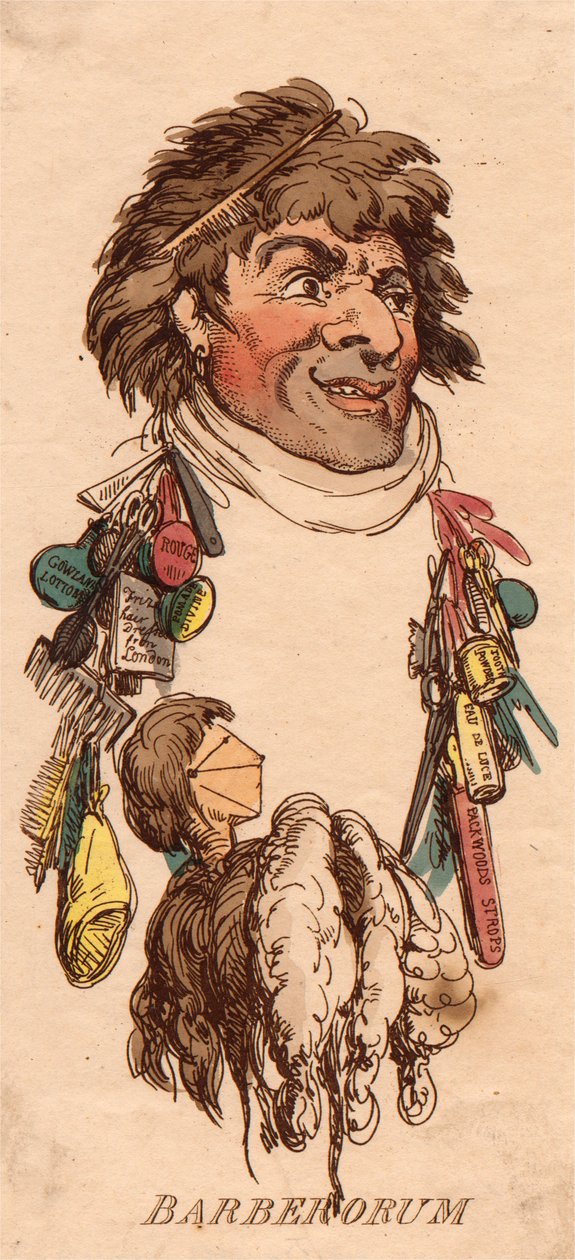Títulos: Barberorum de Thomas Rowlandson
