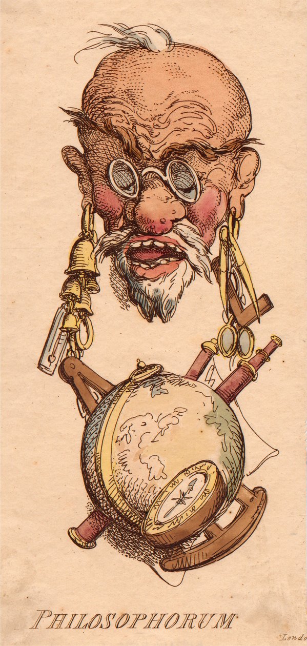 Cabeças: Dos Filósofos de Thomas Rowlandson