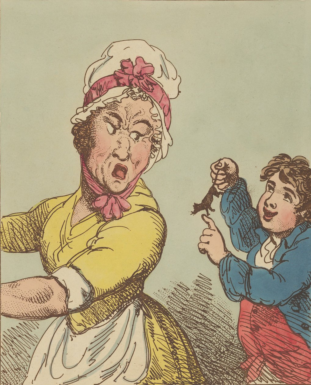 Horror, 1º de janeiro de 1800., 1º de janeiro de 1800. de Thomas Rowlandson