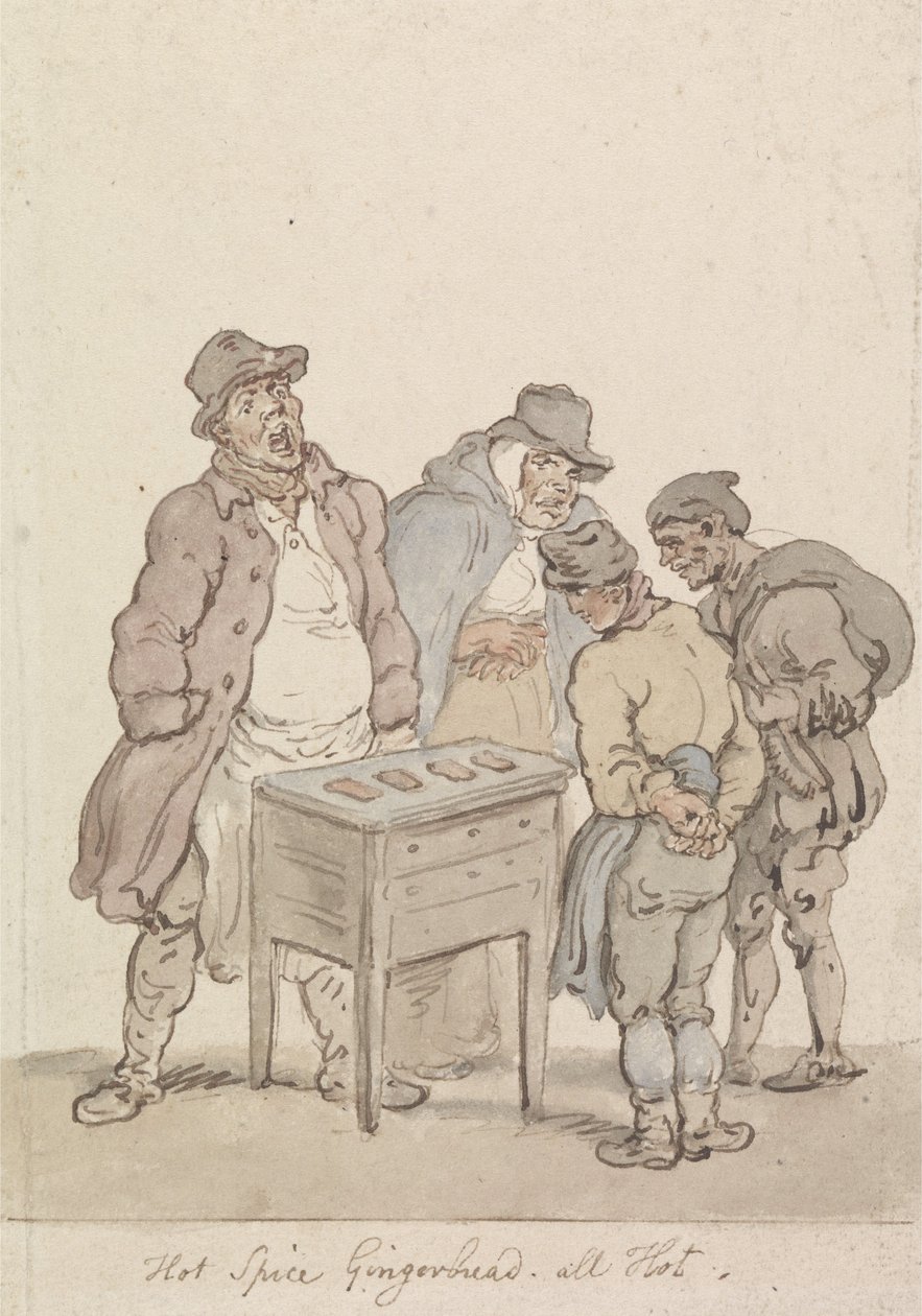 Pão de gengibre picante, totalmente picante de Thomas Rowlandson