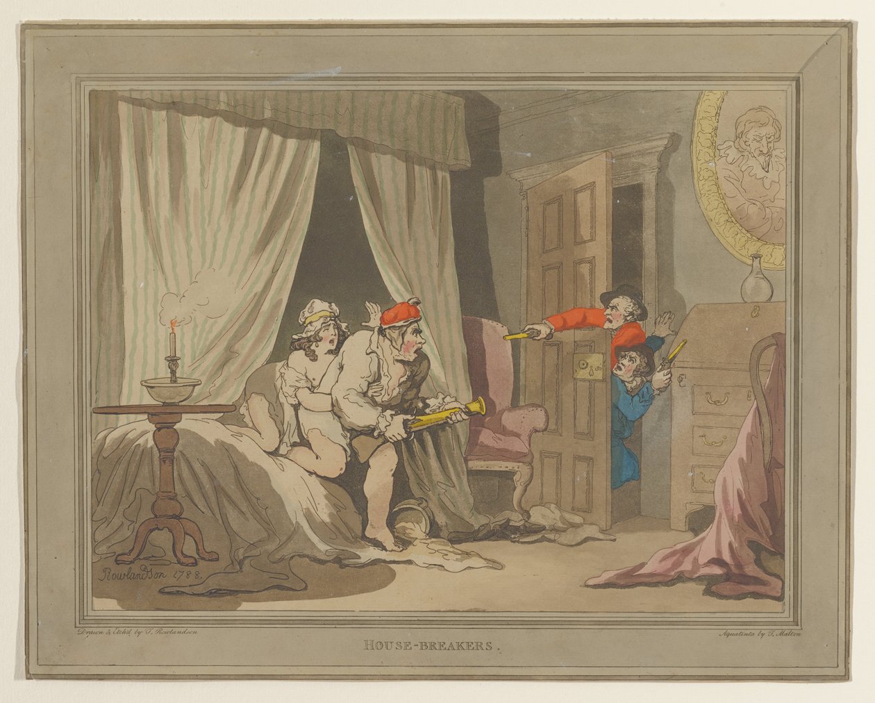 Ladrões de casas de Thomas Rowlandson