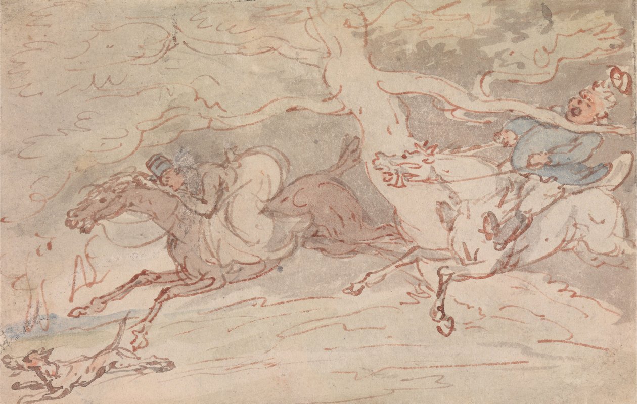 «Como torcer o pescoço» de Thomas Rowlandson