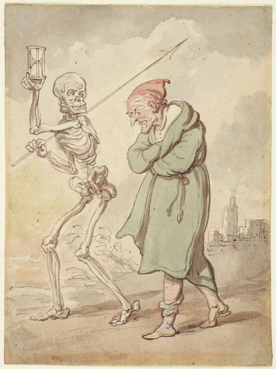 Ilustração para «A Dança da Morte» de Thomas Rowlandson
