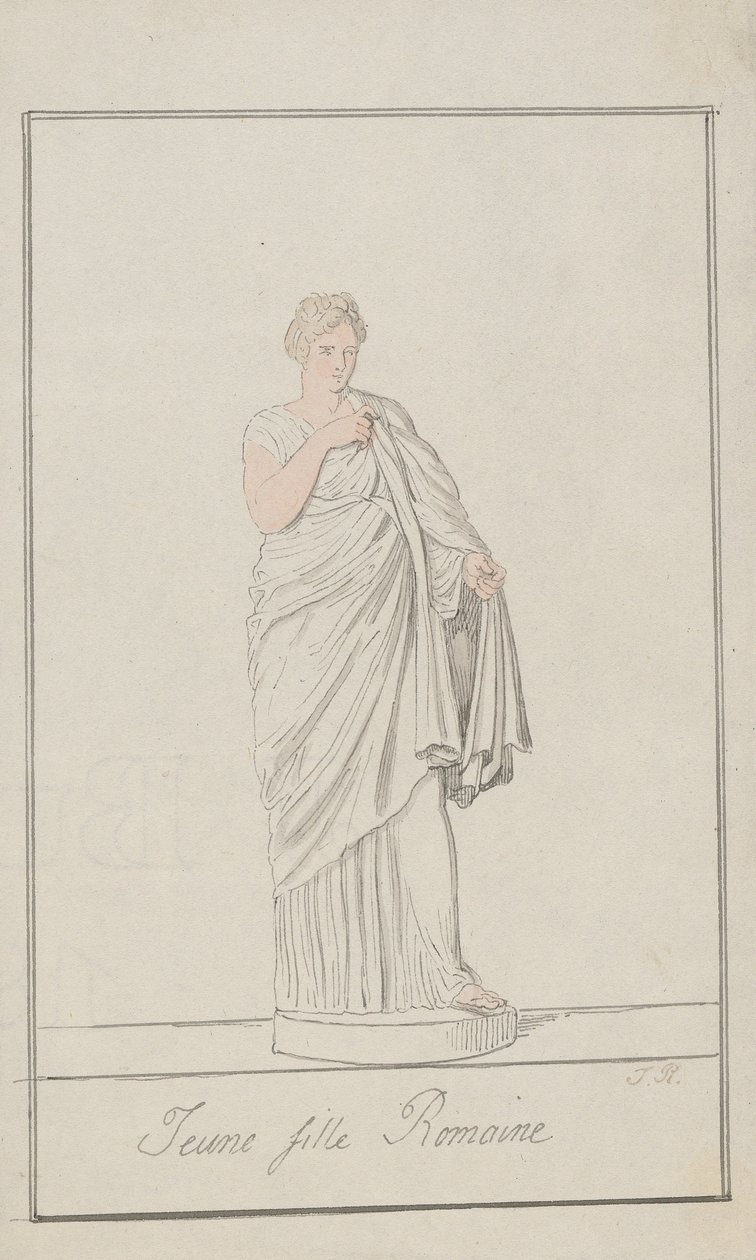 Jovem Romana de Thomas Rowlandson