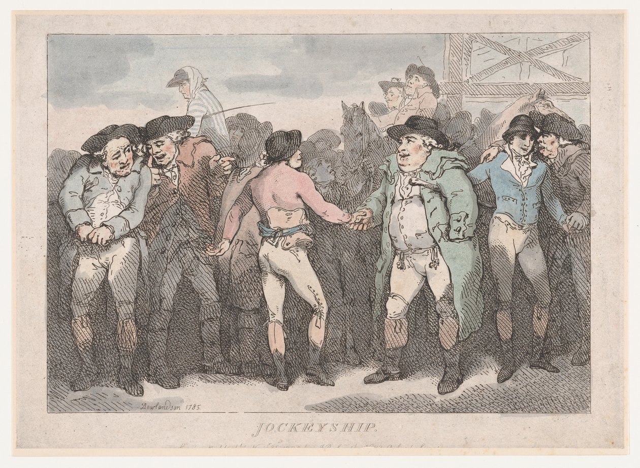Jockeyship, 31 de novembro de 1785., 31 de novembro de 1785. de Thomas Rowlandson