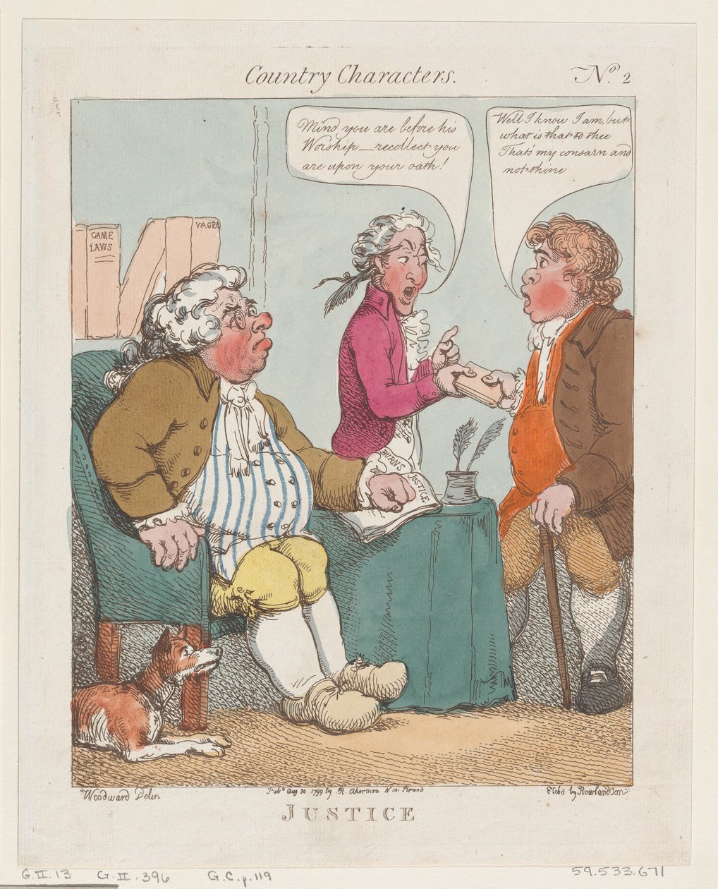 Justiça, 30 de agosto de 1799., 30 de agosto de 1799. de Thomas Rowlandson