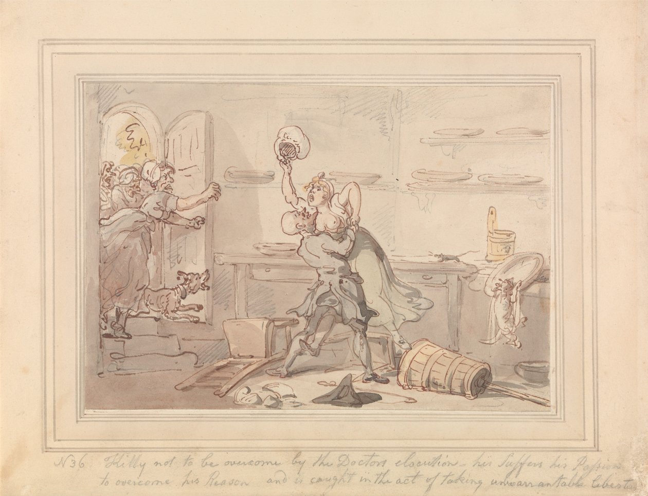 Kitty Overcome de Thomas Rowlandson