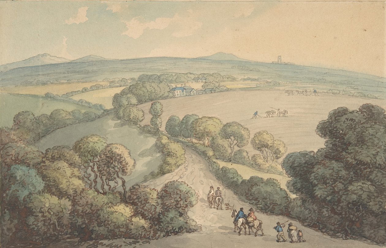 Paisagem, 1780-1827. de Thomas Rowlandson