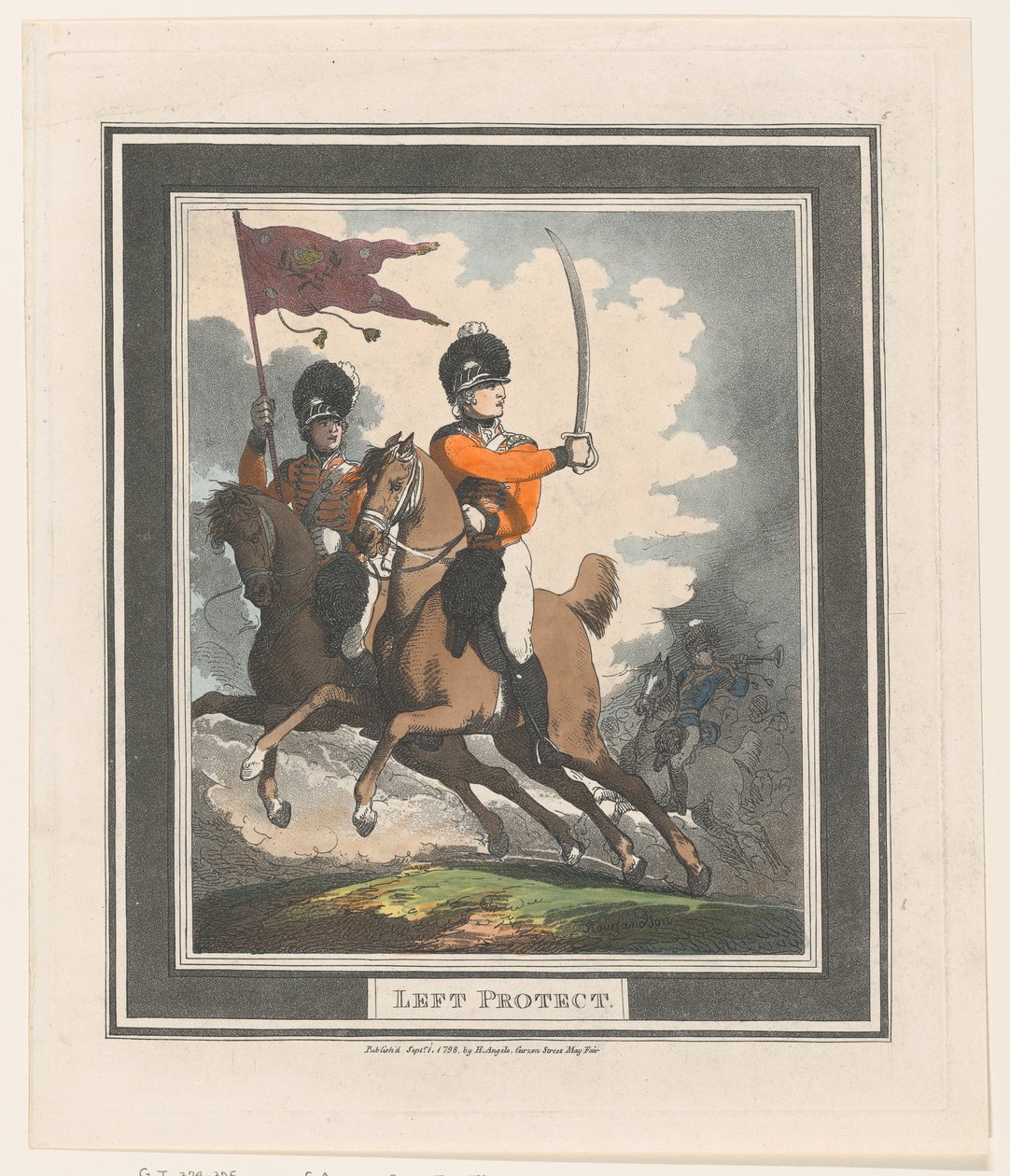 Left Protect, 1º de setembro de 1798., 1º de setembro de 1798. de Thomas Rowlandson