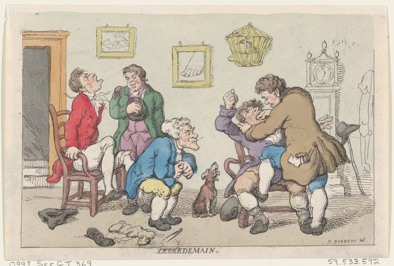 Legerdemain, 1799., 1799. de Thomas Rowlandson