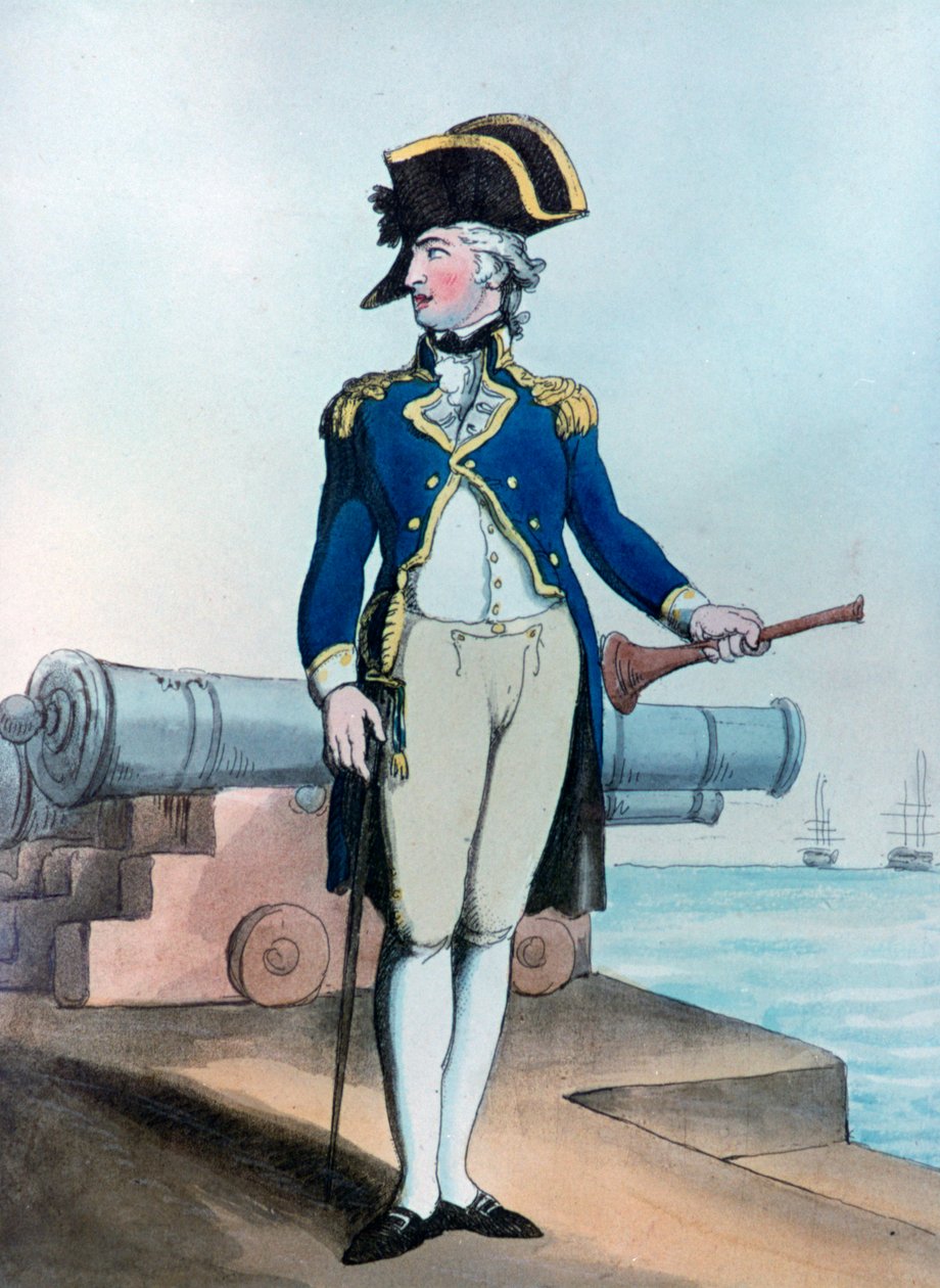 Tenente da Guarda, 1799 de Thomas Rowlandson