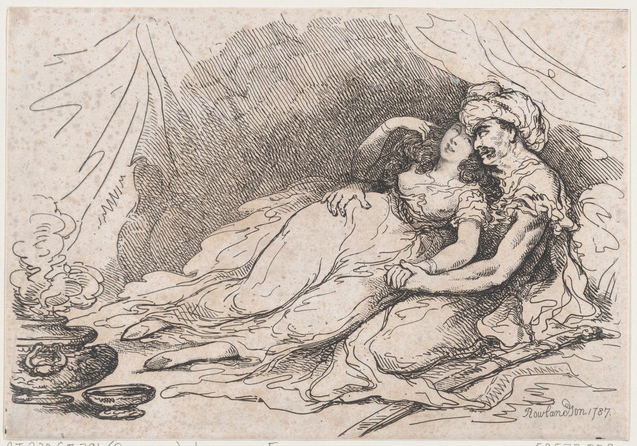 O Amor no Oriente de Thomas Rowlandson