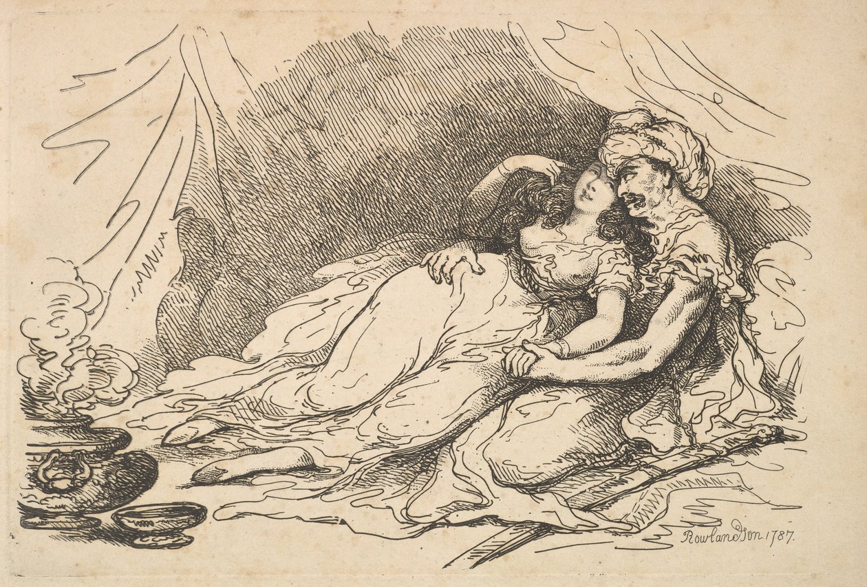 Amor no Oriente, 1787. de Thomas Rowlandson