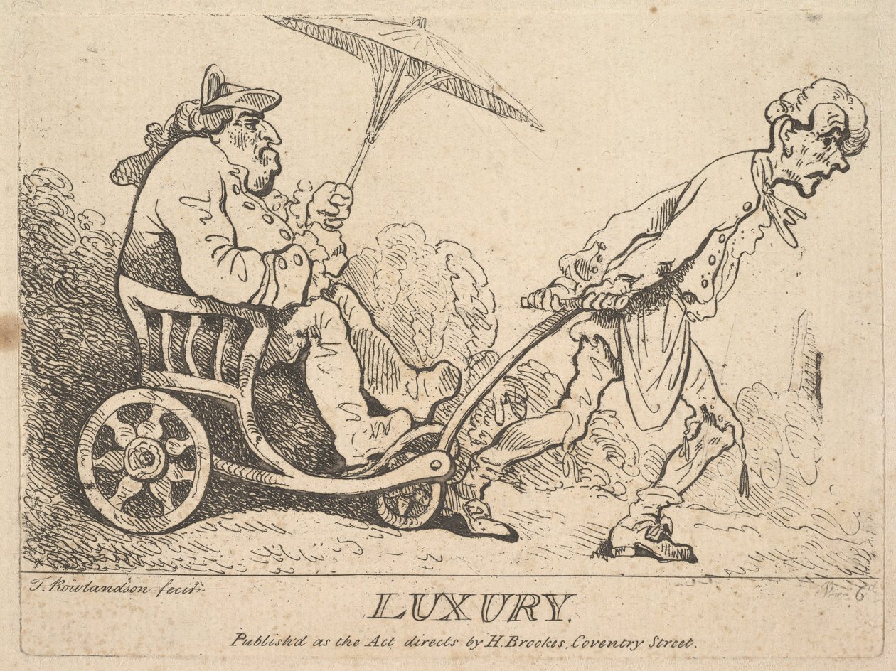 Luxo, [1781] reeditado 1786-95. de Thomas Rowlandson
