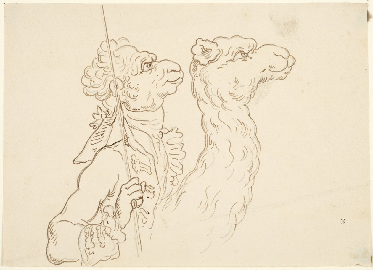 O homem e o camelo de Thomas Rowlandson