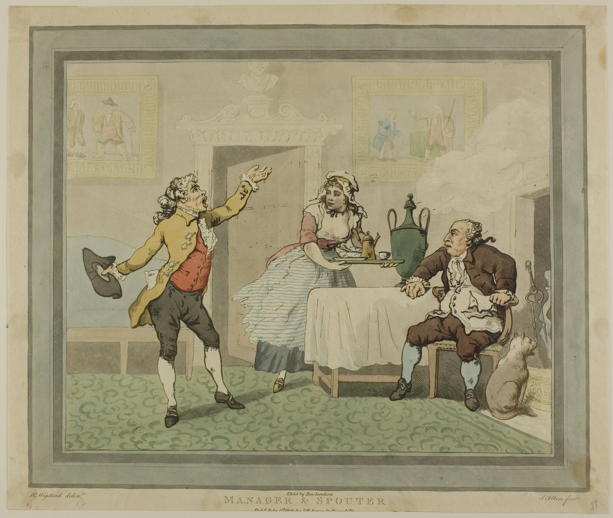 Gestor e distribuidor de Thomas Rowlandson