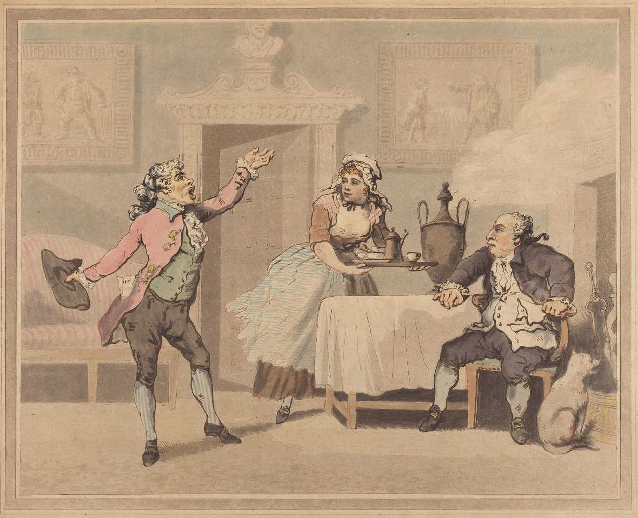 Gerente e Locutor de Thomas Rowlandson