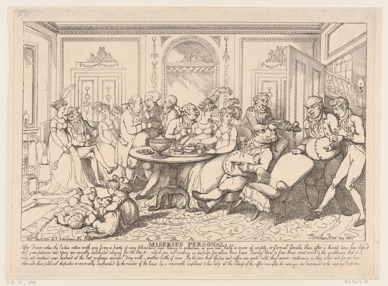 Miseries Personal, 12 de Junho de 1807., 12 de Junho de 1807. de Thomas Rowlandson