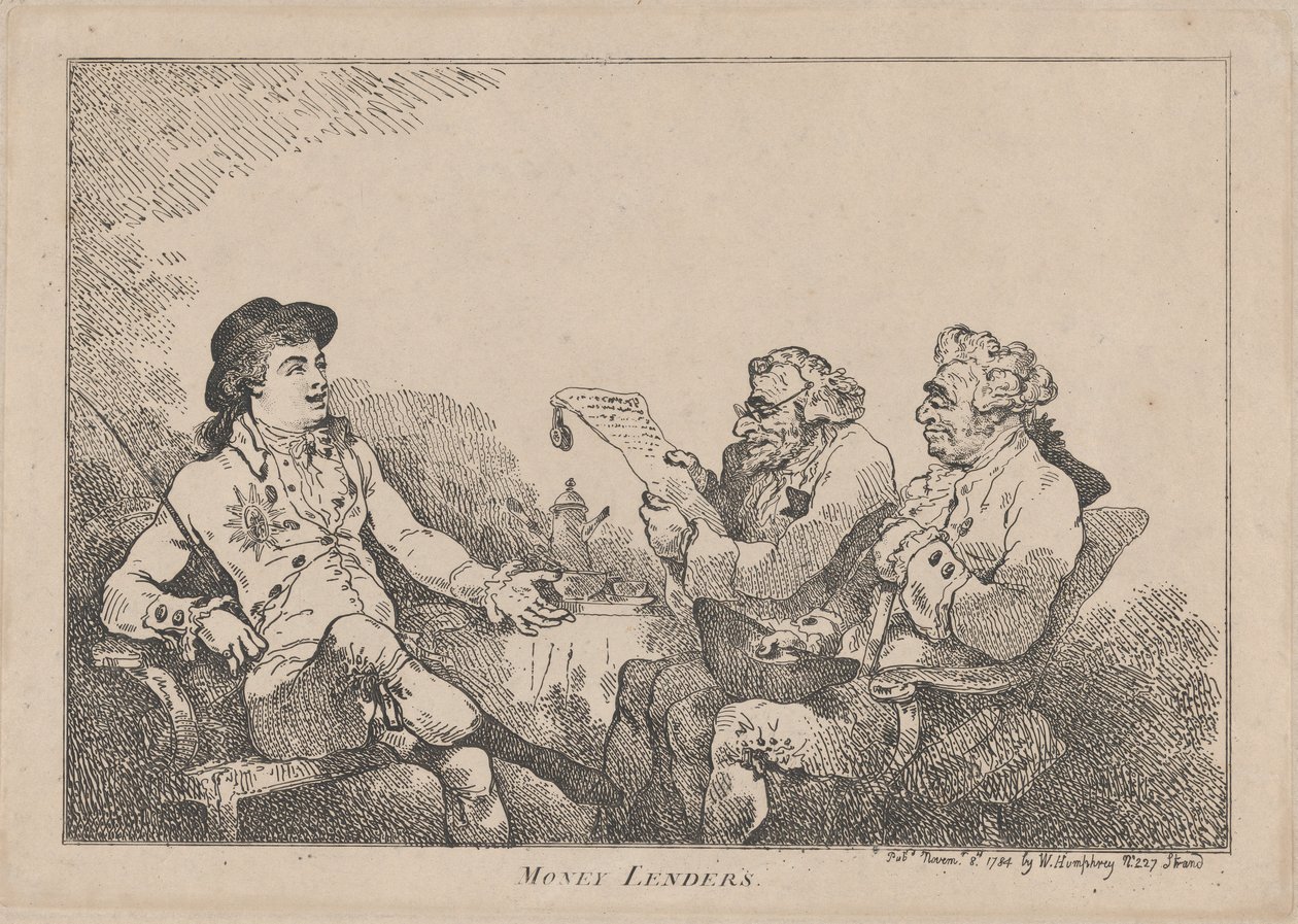 Agiotas, 8 de novembro de 1784., 8 de novembro de 1784. de Thomas Rowlandson