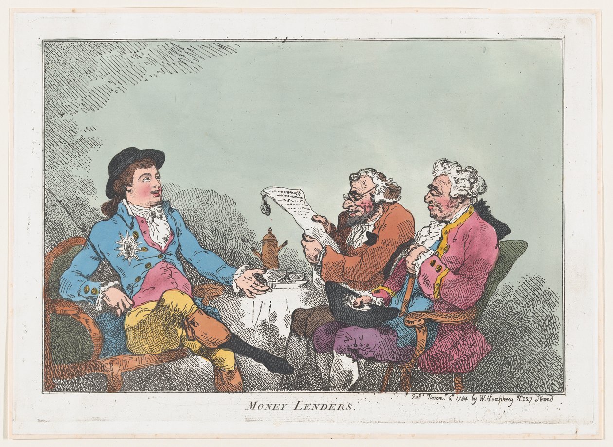 Agiotas, 8 de novembro de 1784., 8 de novembro de 1784. de Thomas Rowlandson