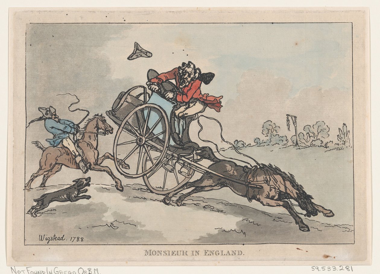 Monsieur na Inglaterra, 1788., 1788. de Thomas Rowlandson