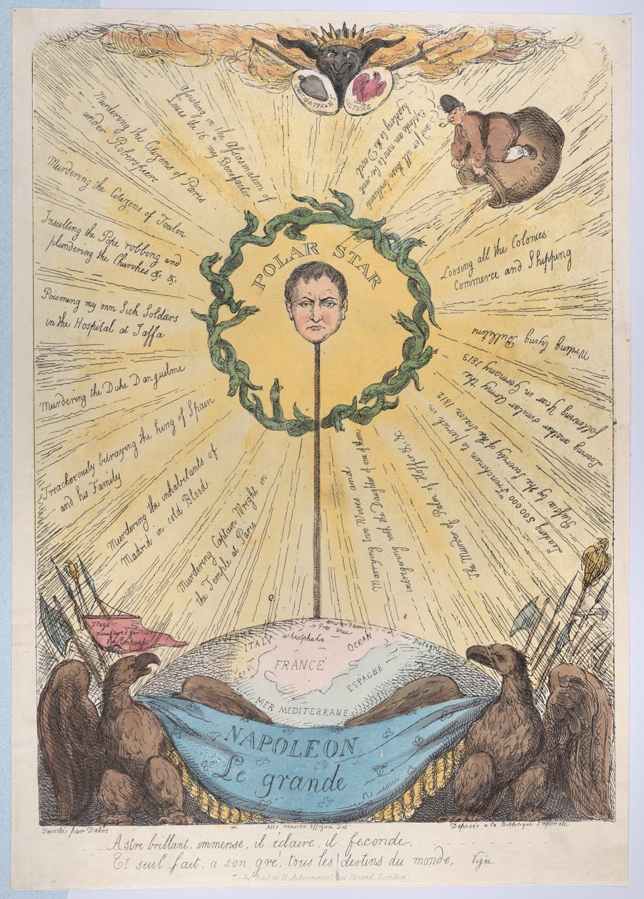 Napoleão, o Grande, 2 de dezembro de 1813., 2 de dezembro de de Thomas Rowlandson