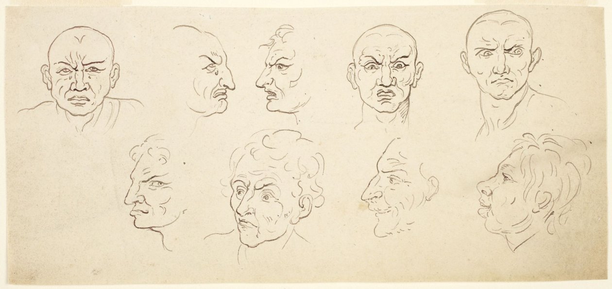 Nove caricaturas de Thomas Rowlandson