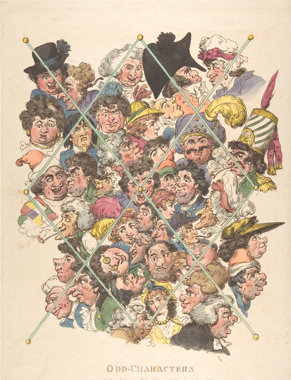 Caracteres estranhos, 16 de fevereiro de 1801., 16 de fevereiro de 1801. de Thomas Rowlandson