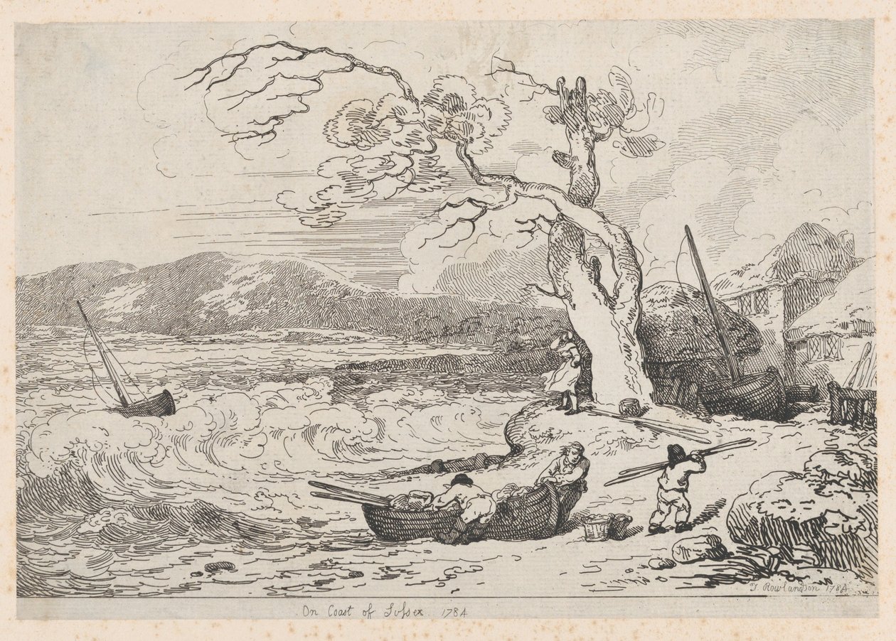 Na Costa de Sussex, 1784-85., 1784-85. de Thomas Rowlandson