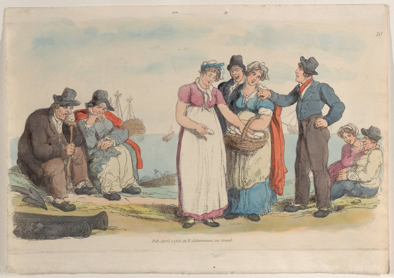 Placa 10, de World in Miniature, 1816., 1816. de Thomas Rowlandson