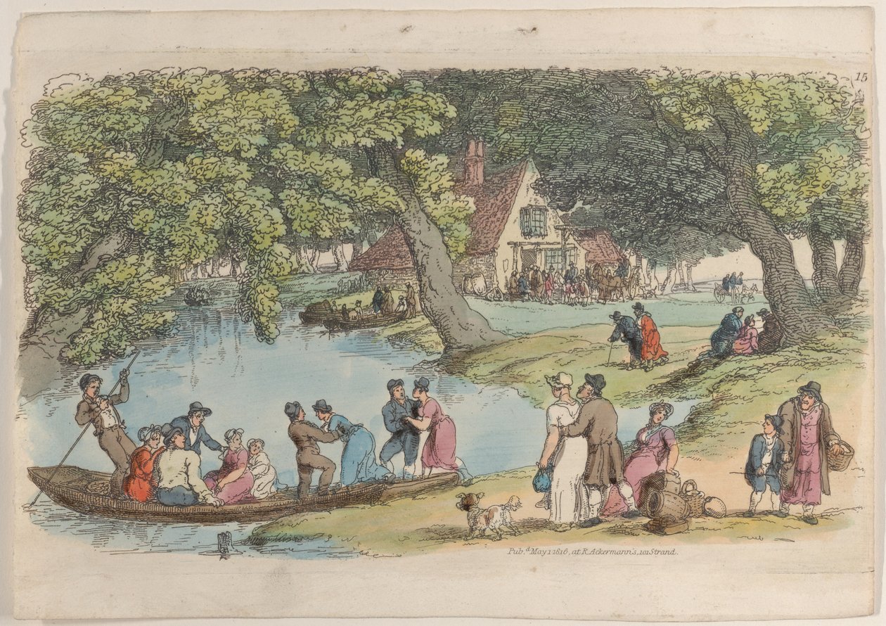 Placa 15, de World in Miniature, 1816., 1816. de Thomas Rowlandson