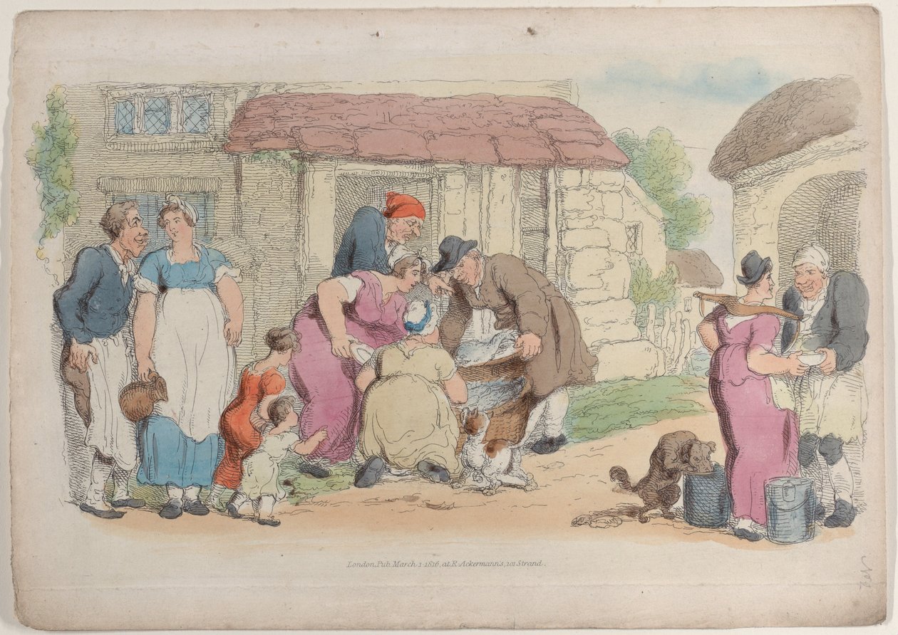 Placa 2, de World in Miniature, 1816., 1816. de Thomas Rowlandson