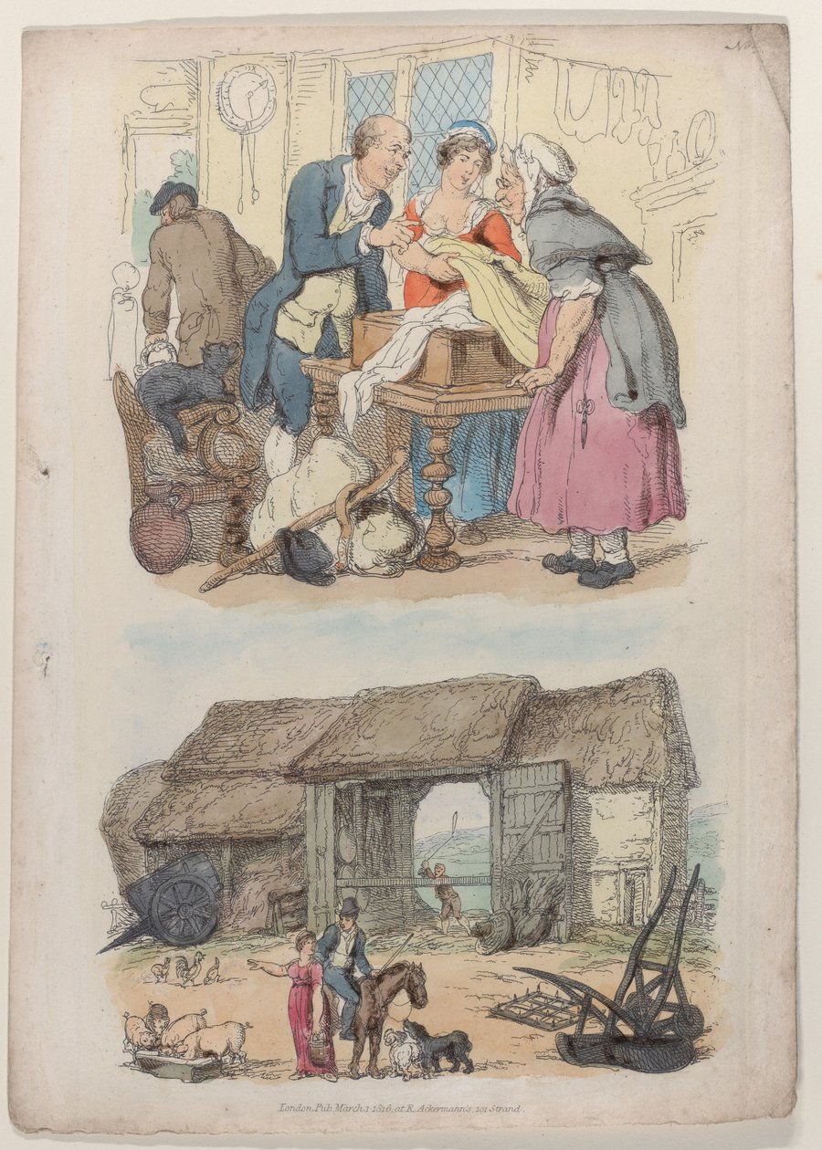 Placa 5, de World in Miniature, 1816., 1816. de Thomas Rowlandson
