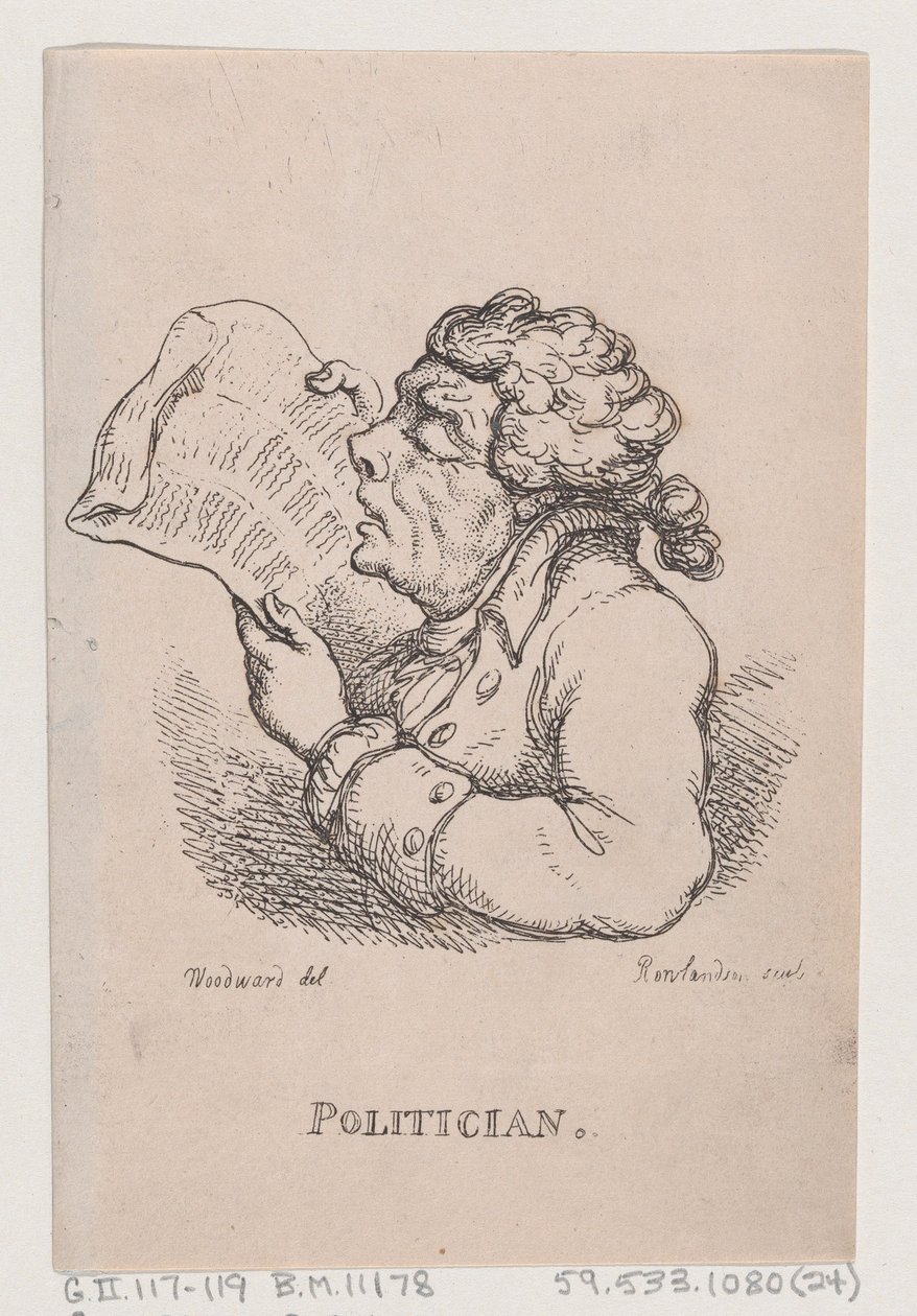 Político, abril de 1808., abril de 1808. de Thomas Rowlandson