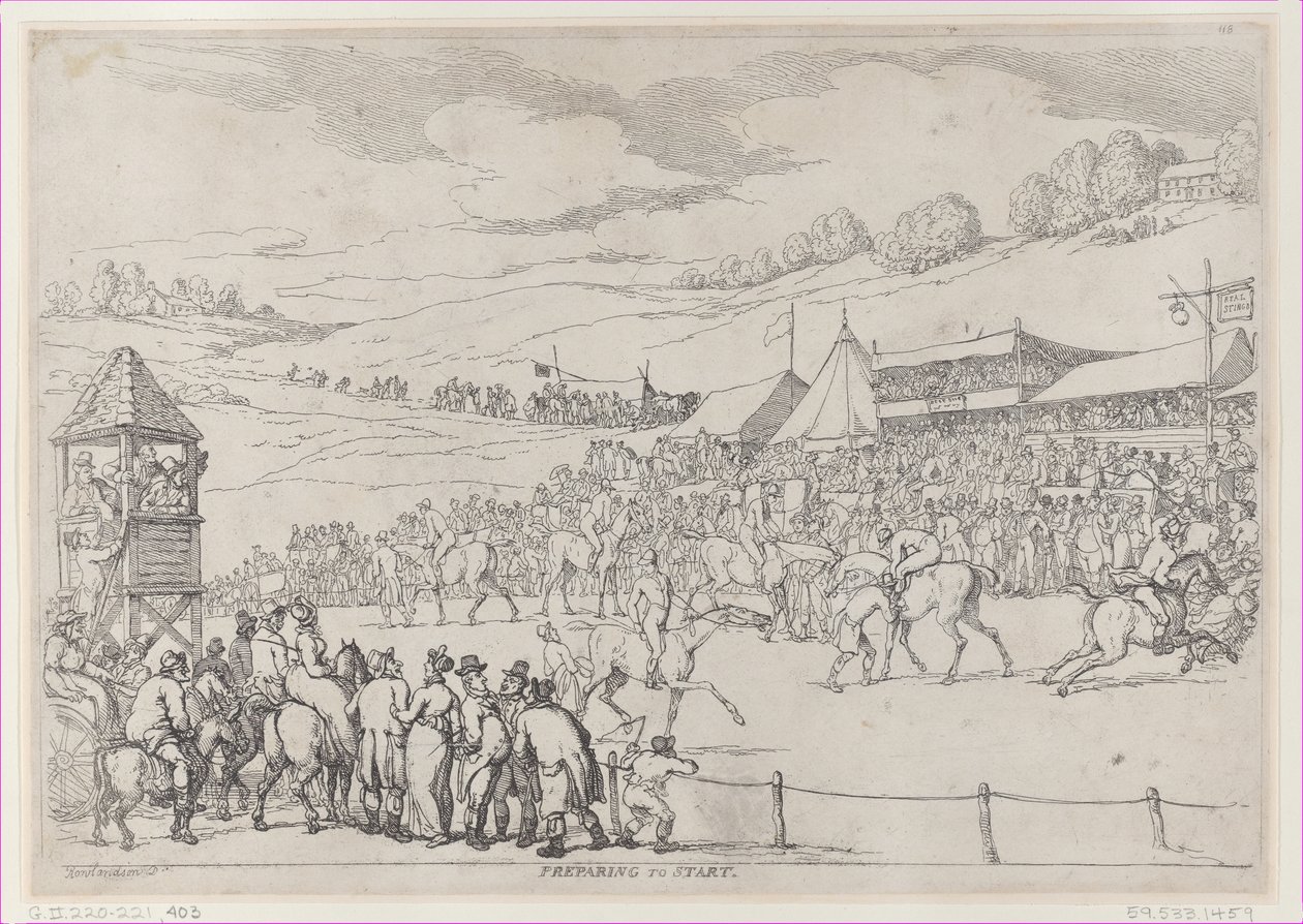 Preparando-se para começar, 30 de setembro de 1811., 30 de setembro de 1811. de Thomas Rowlandson