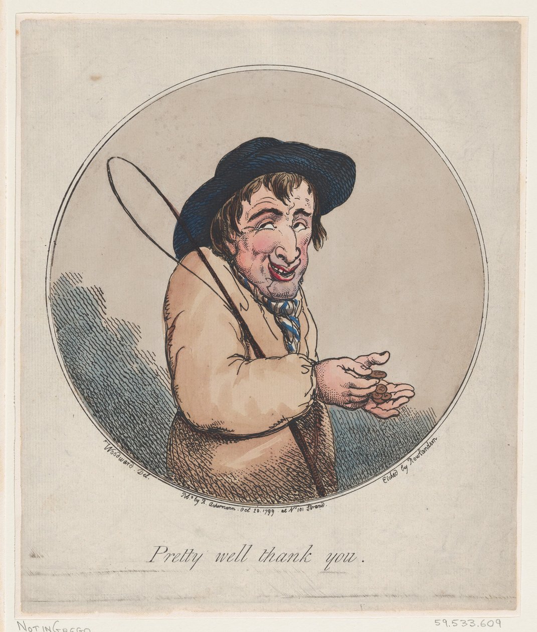 Muito Bem Obrigado, 20 de outubro de 1799., 20 de outubro de 1799. de Thomas Rowlandson
