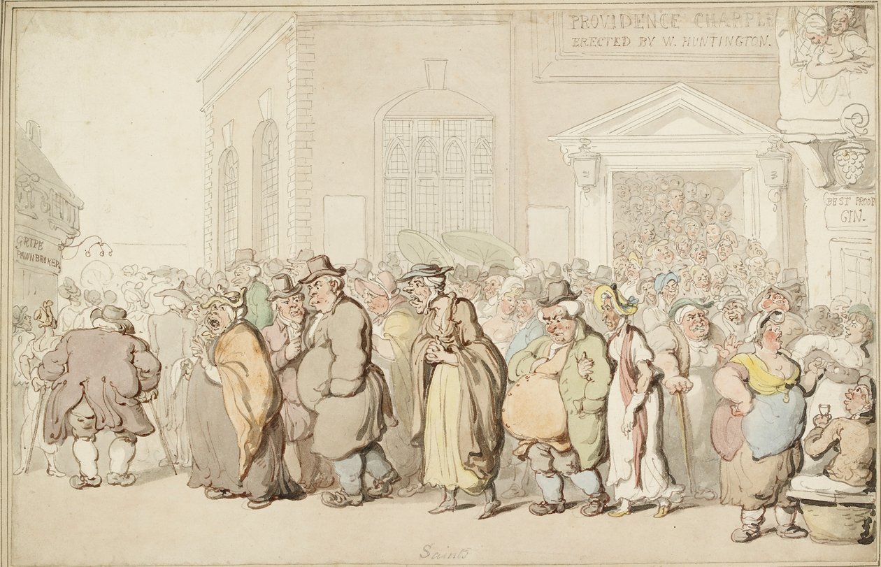 Capela da Providência, final do século XVIII de Thomas Rowlandson
