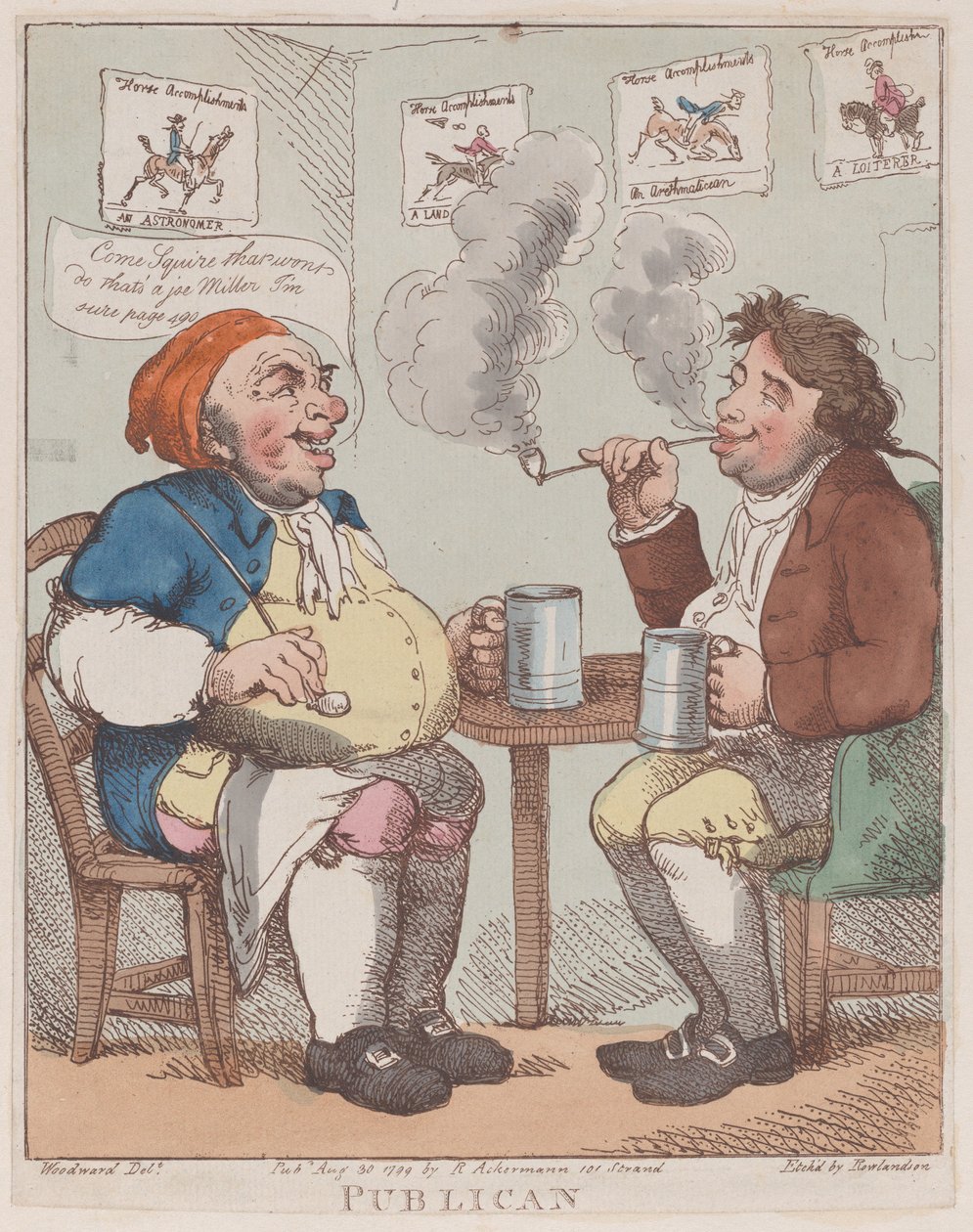 Publicano, 30 de agosto de 1799., 30 de agosto de 1799. de Thomas Rowlandson