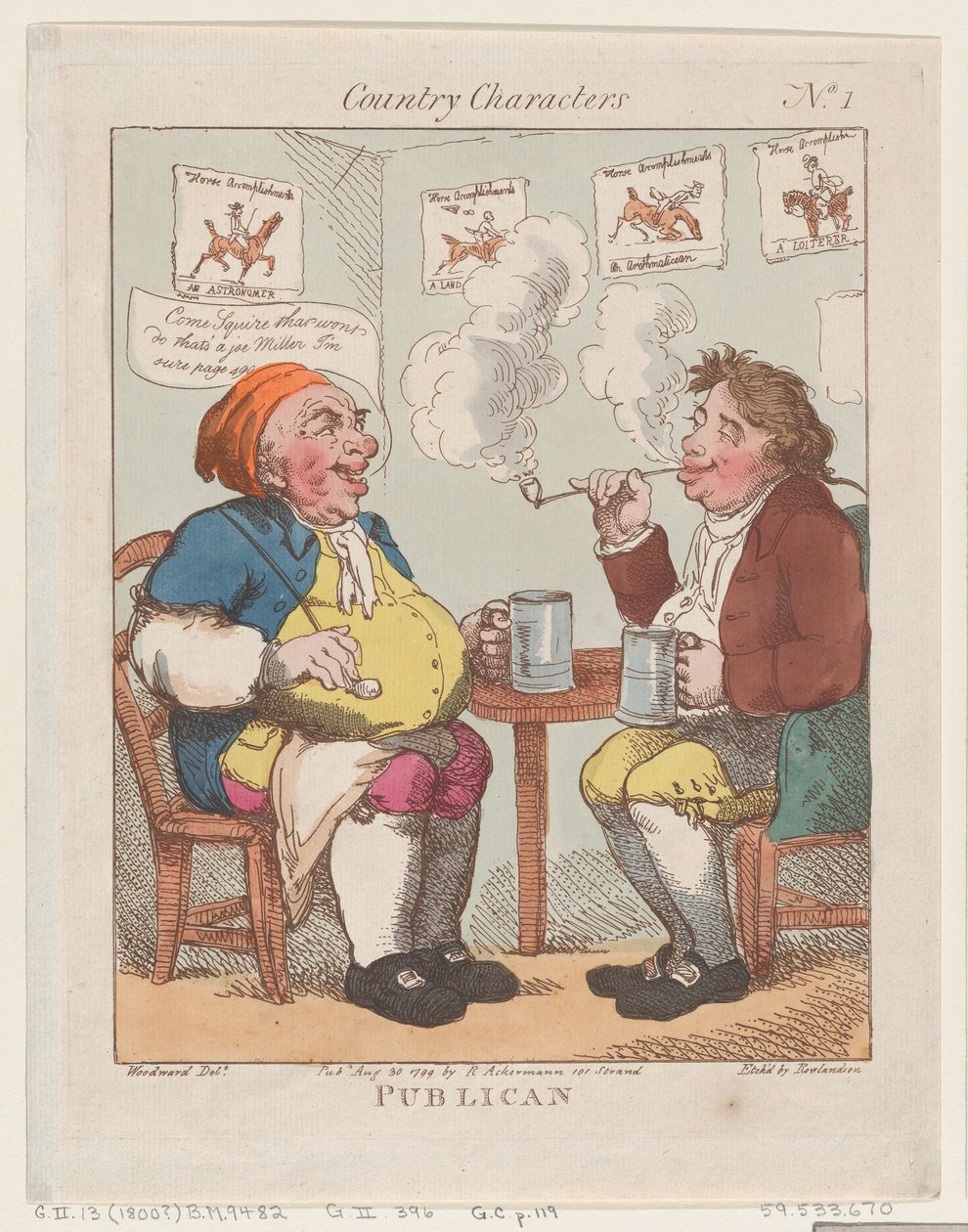 Publicano, 30 de agosto de 1799., 30 de agosto de 1799. de Thomas Rowlandson