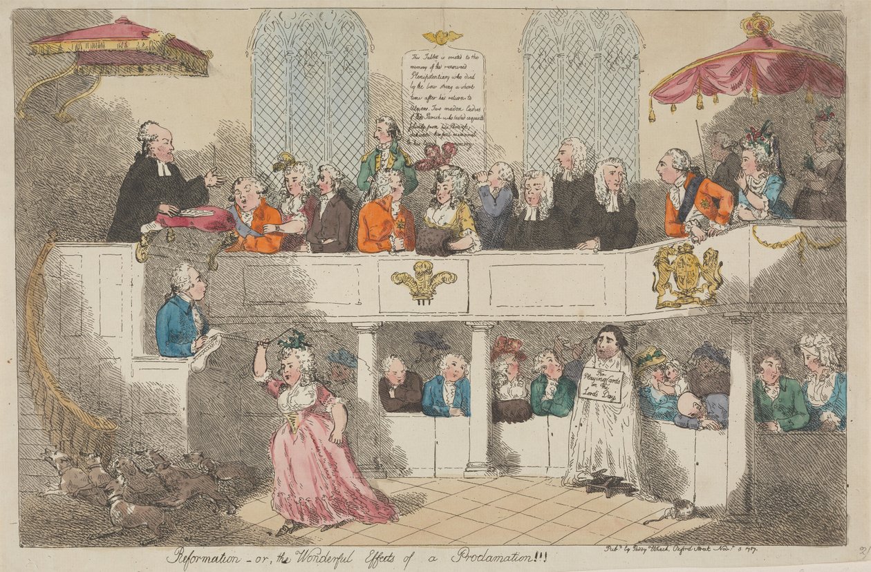 A Reforma — ou — Os efeitos maravilhosos de uma proclamação!!! de Thomas Rowlandson
