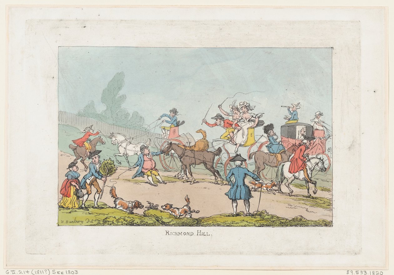 Richmond Hill, 1811., 1811. de Thomas Rowlandson
