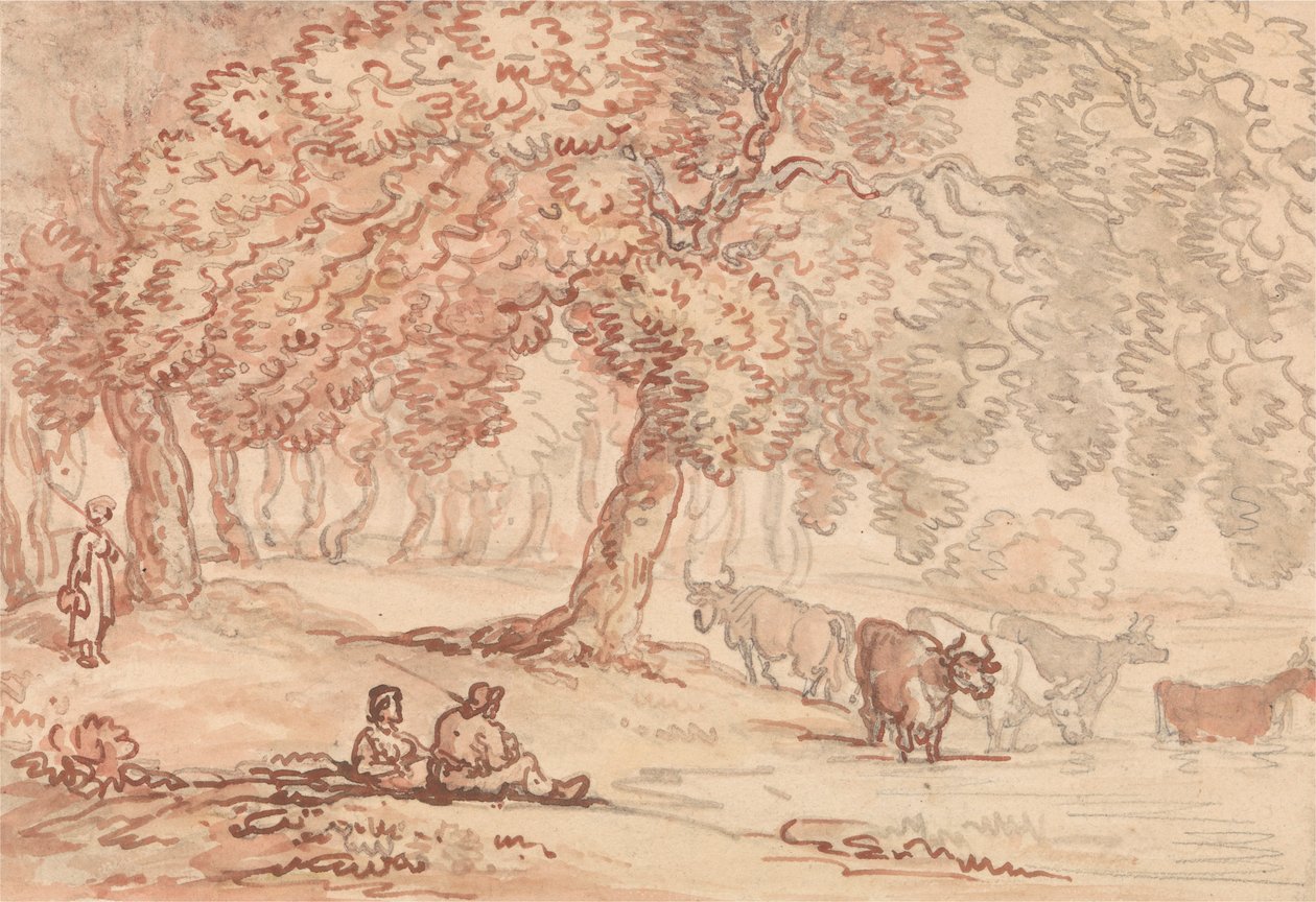 Parque Richmond de Thomas Rowlandson
