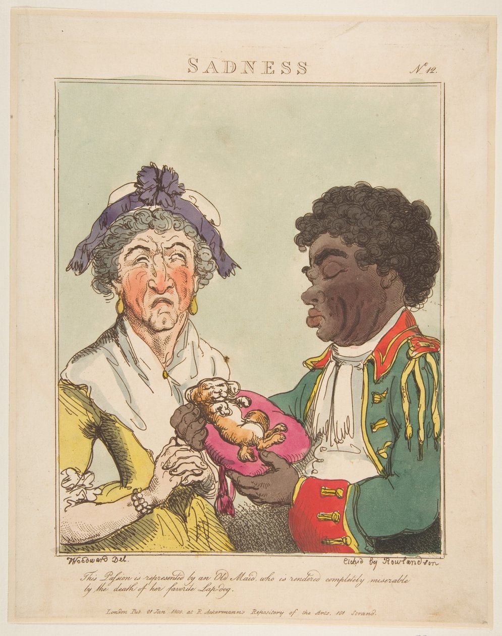 Tristeza, 21 de janeiro de 1800. de Thomas Rowlandson